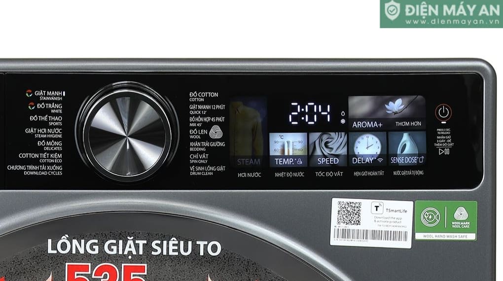 Máy giặt Toshiba Inverter 13 kg TW-T25BZP140MWV(MG)